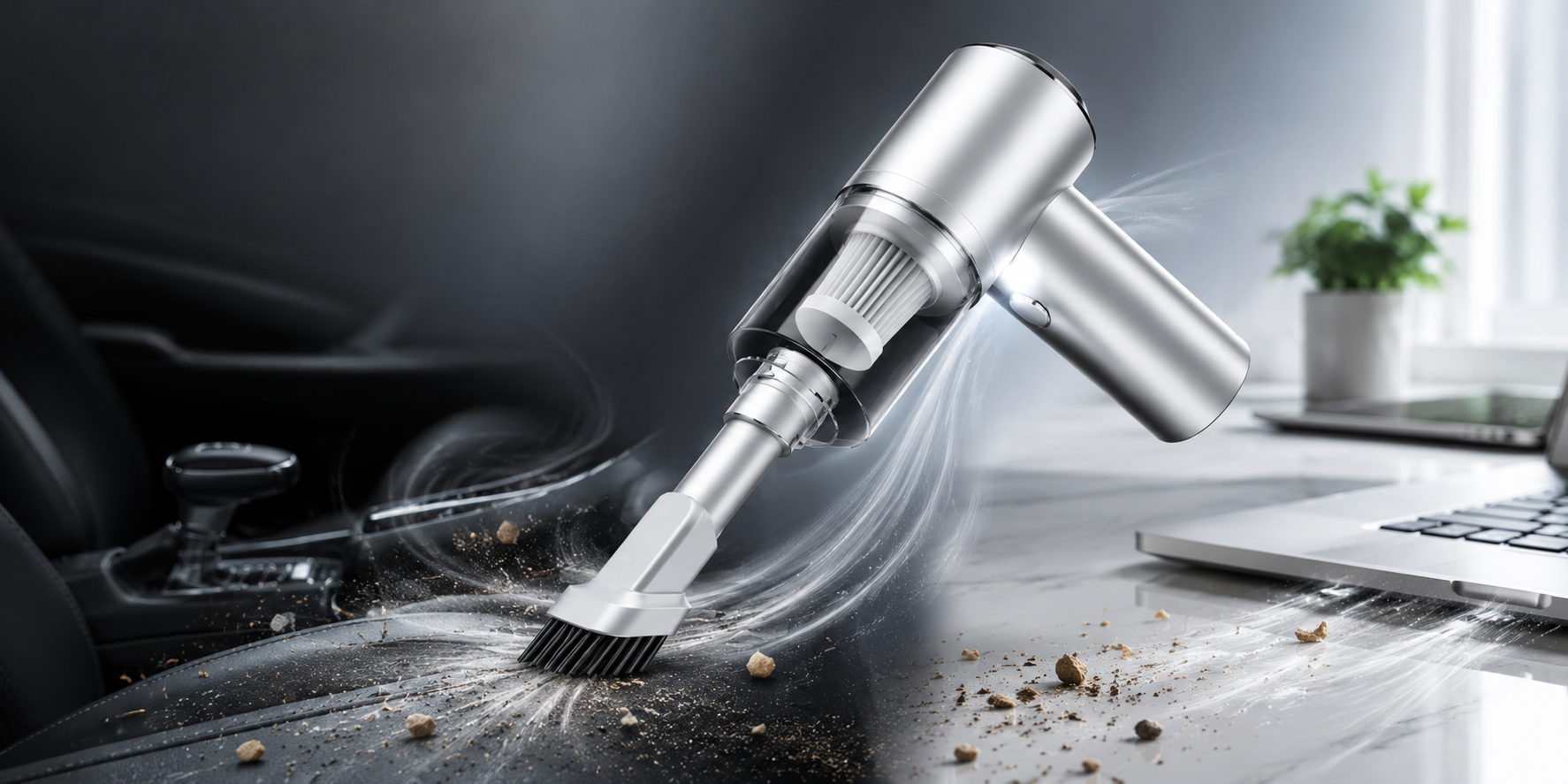 Wireless Rechargeable Mini Vacuum Cleaner